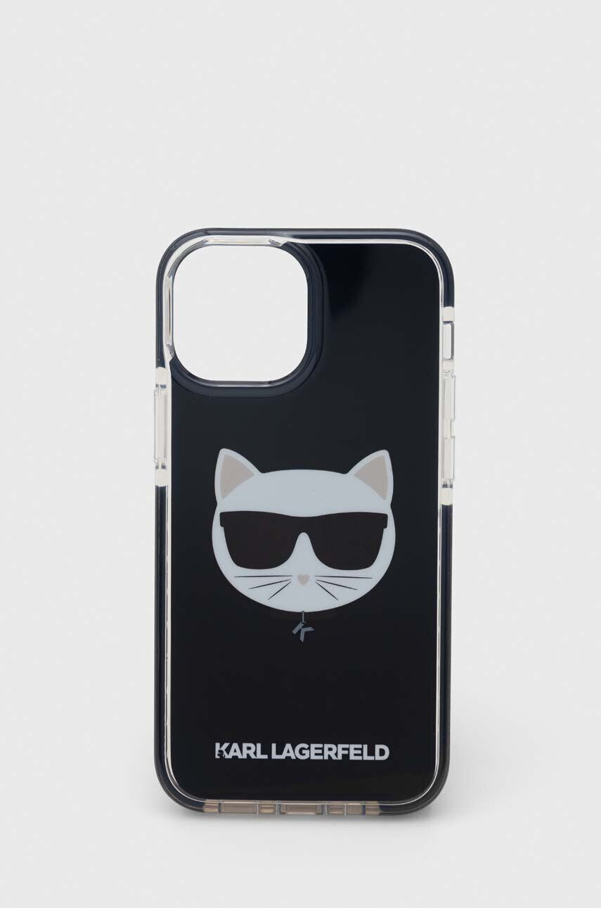 Karl Lagerfeld Obal na telefon iPhone 13 mini 54'' černá barva - Pepit.cz