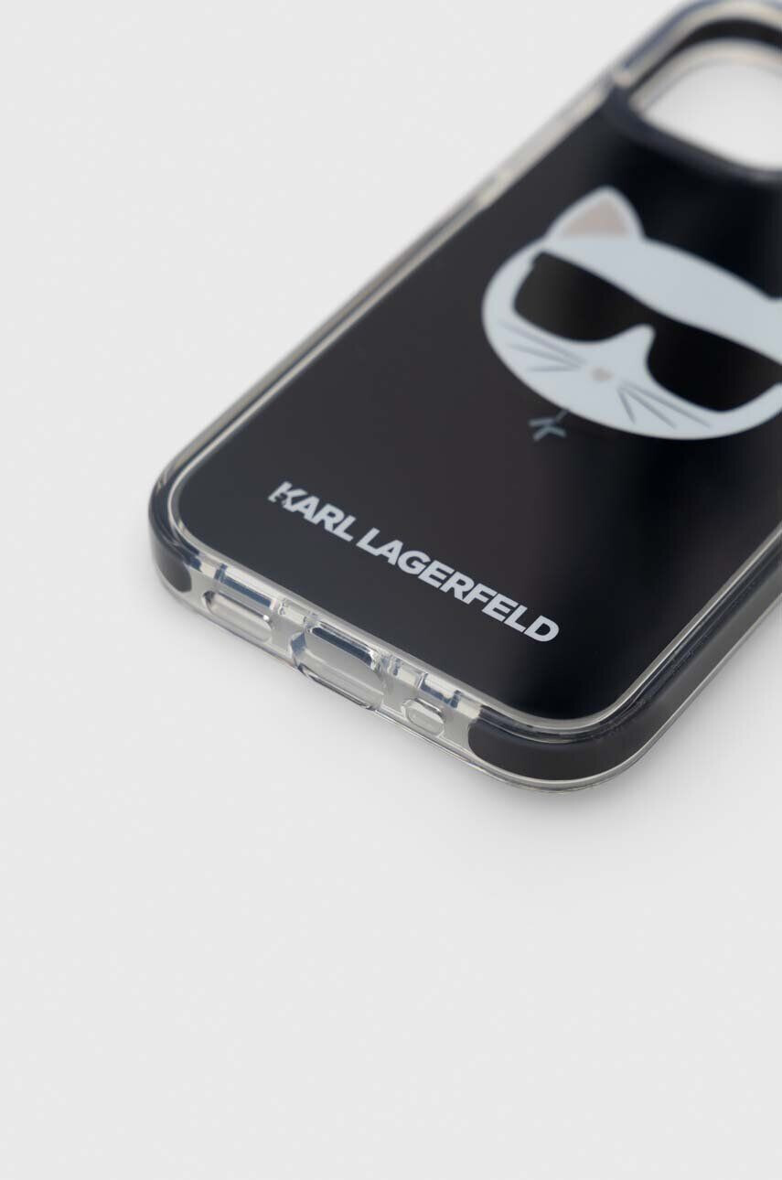 Karl Lagerfeld Obal na telefon iPhone 13 mini 54'' černá barva - Pepit.cz