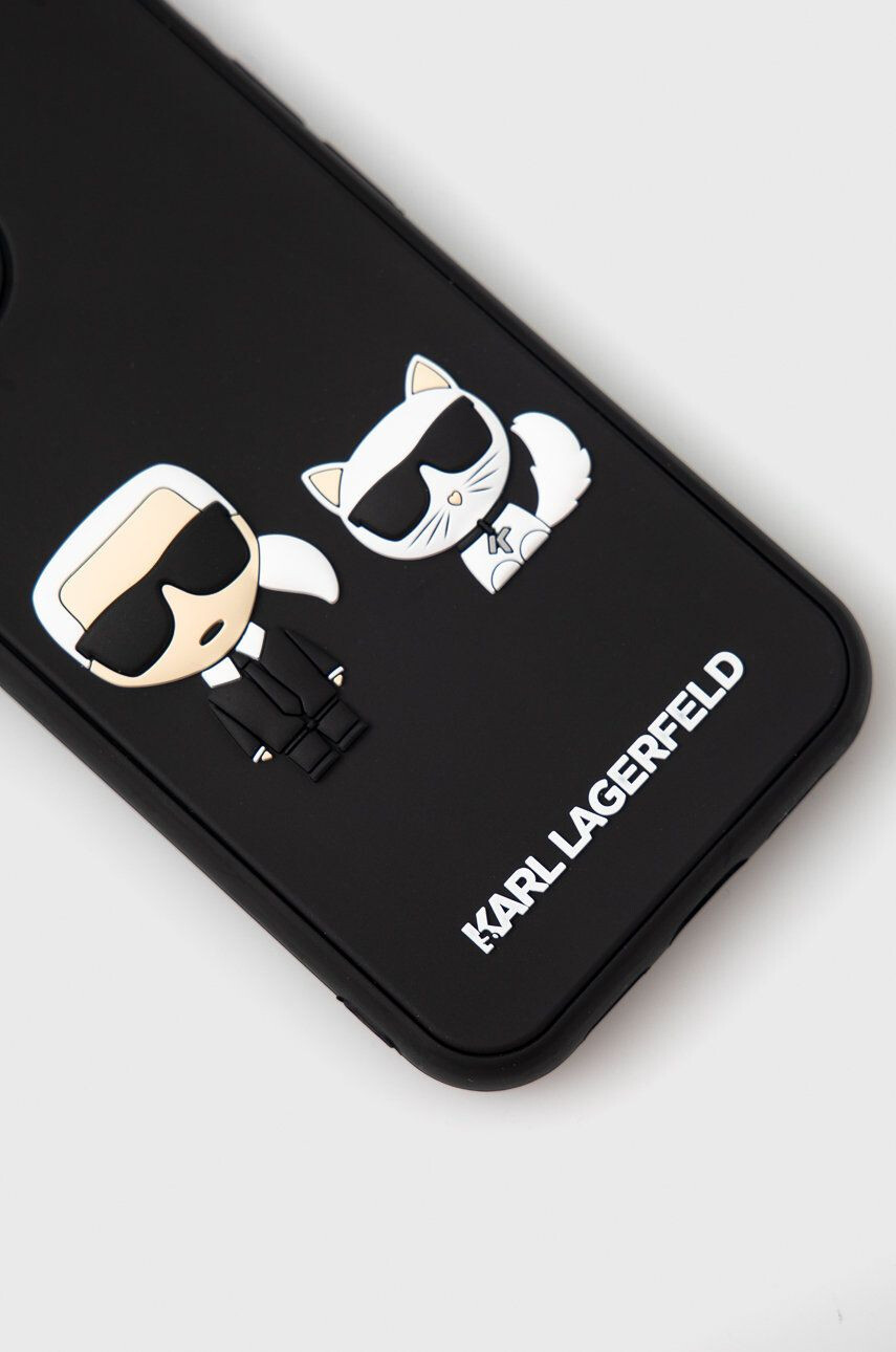 Karl Lagerfeld Obal na telefon Iphone 13 Mini 54 černá barva - Pepit.cz