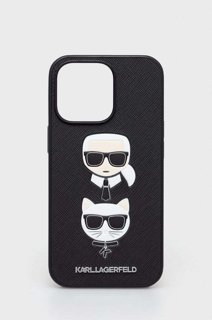 Karl Lagerfeld Obal na telefon Iphone 13 Pro / 13 61'' černá barva - Pepit.cz