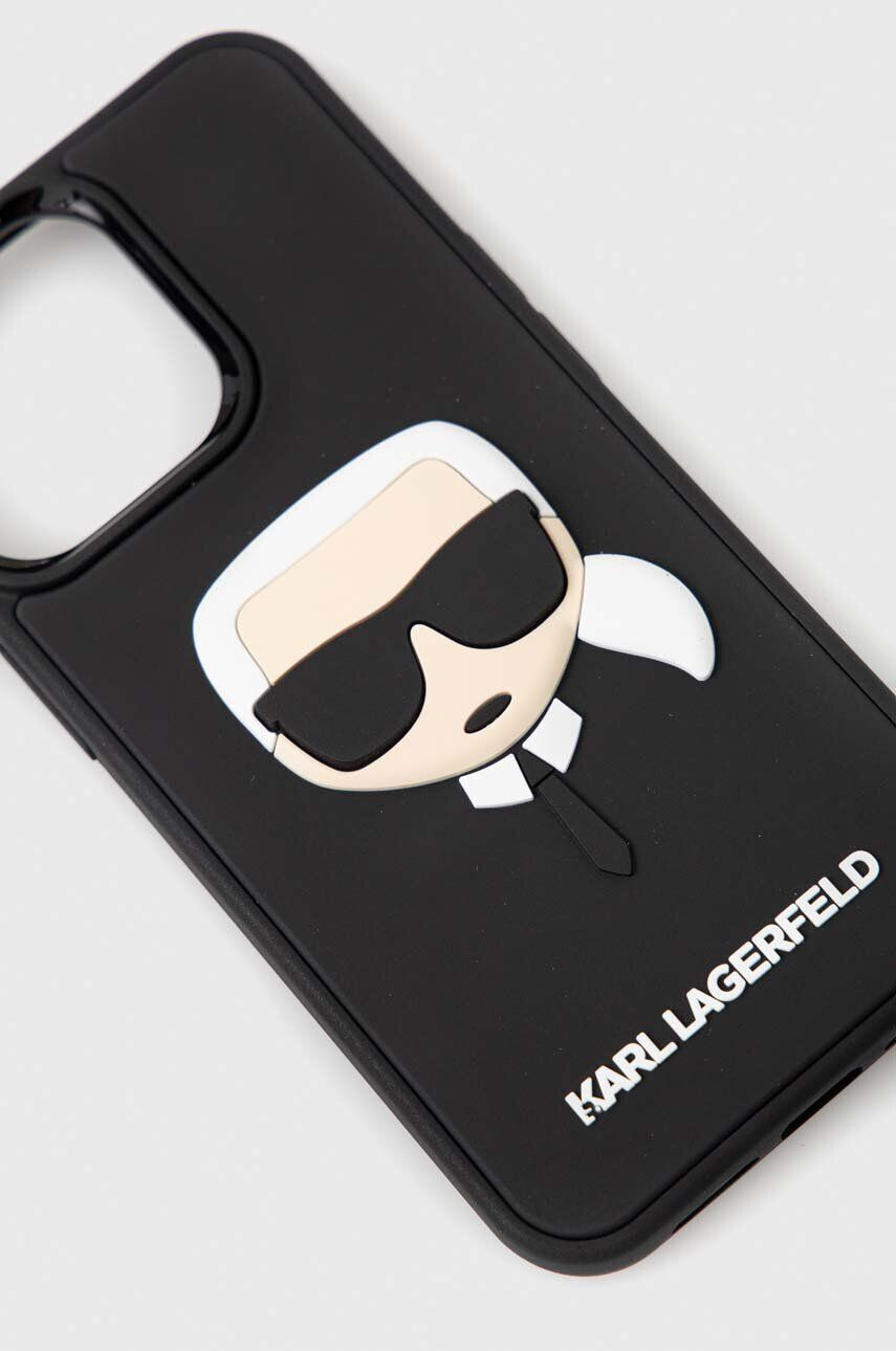 Karl Lagerfeld Obal na telefon iPhone 13 Pro / 13 61" černá barva - Pepit.cz