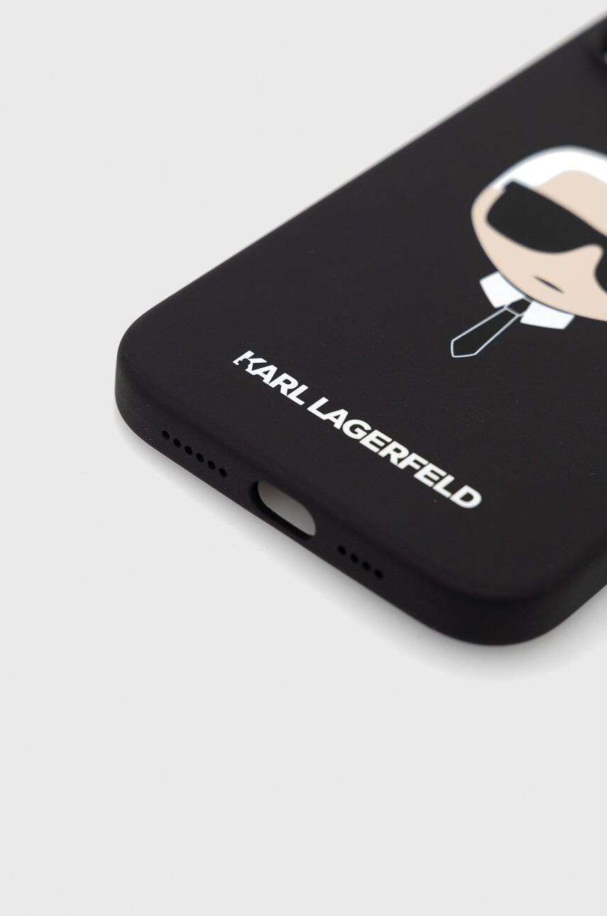 Karl Lagerfeld Obal na telefon Iphone 13 Pro Max 67'' černá barva - Pepit.cz