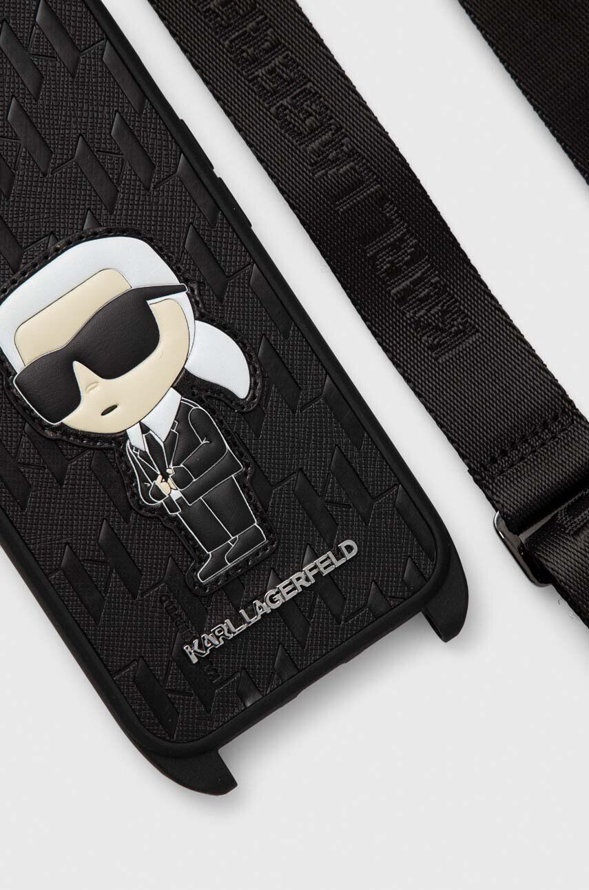 Karl Lagerfeld Obal na telefon iPhone 14 61" černá barva - Pepit.cz