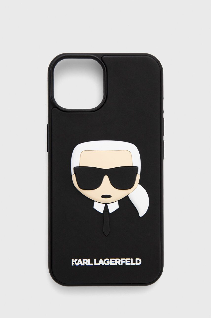 Karl Lagerfeld Obal na telefon Iphone 14 61" černá barva - Pepit.cz