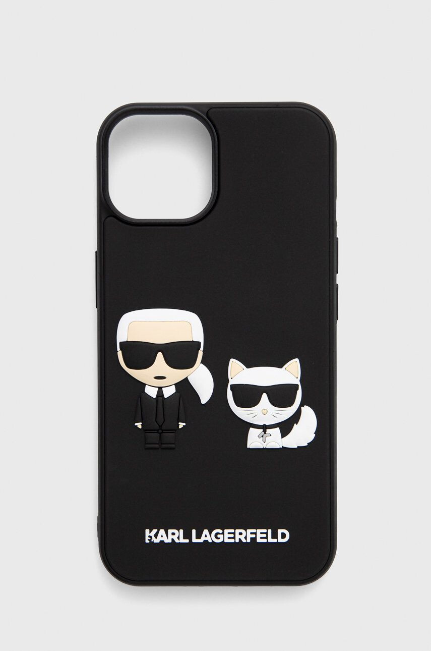 Karl Lagerfeld Obal na telefon Iphone 14 61" černá barva - Pepit.cz