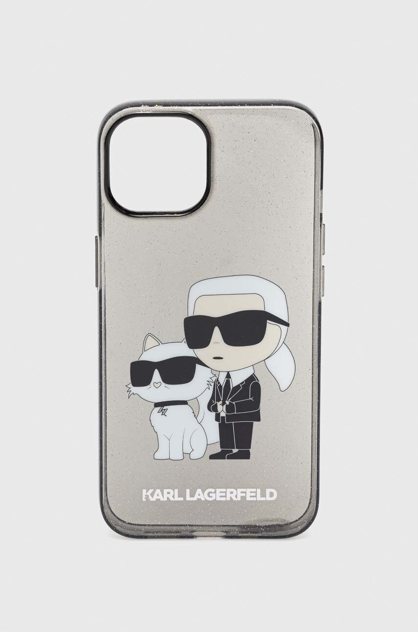 Karl Lagerfeld Obal na telefon iPhone 14 61" černá barva - Pepit.cz