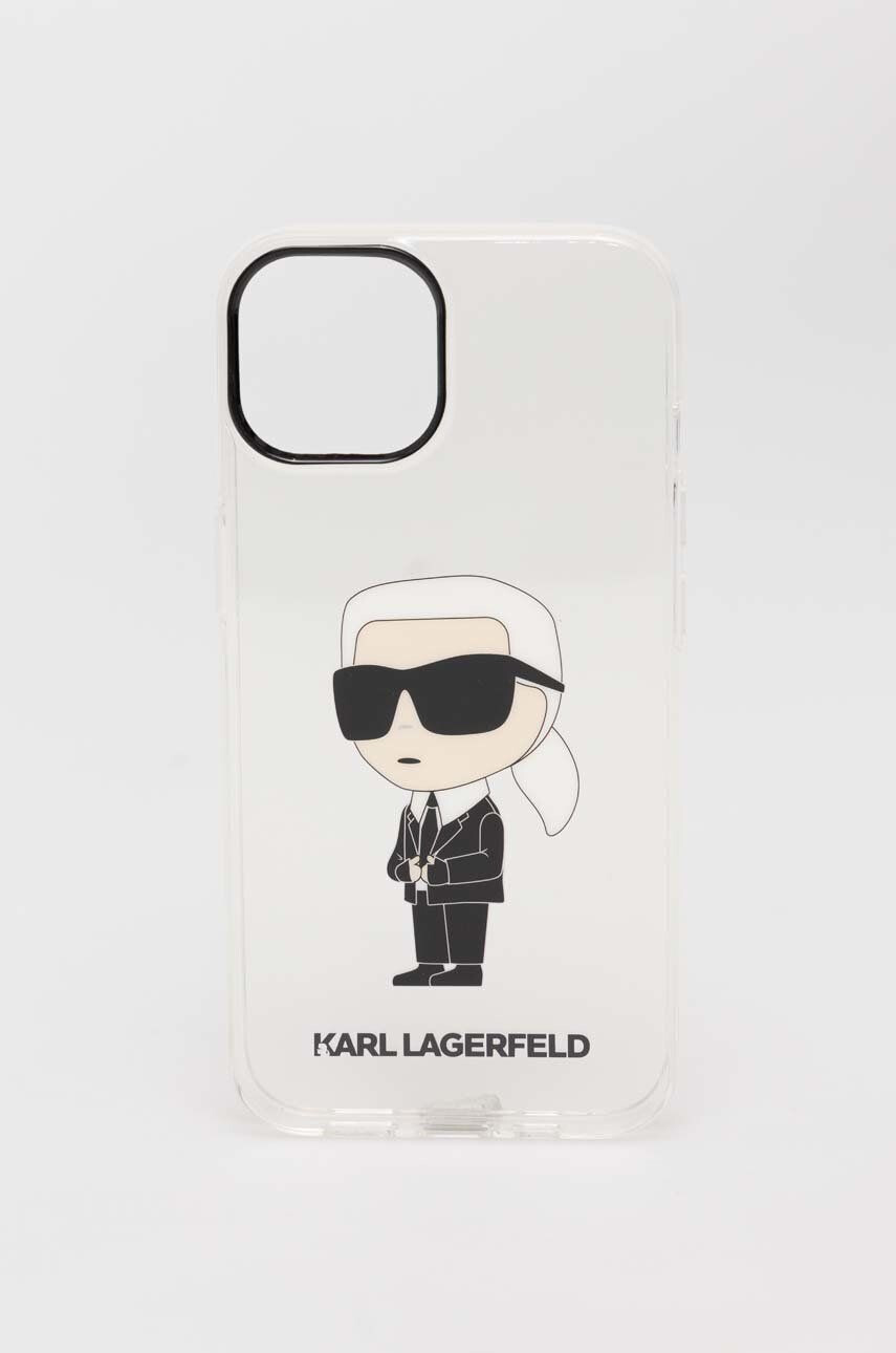 Karl Lagerfeld Obal na telefon iPhone 14 61" růžová barva - Pepit.cz