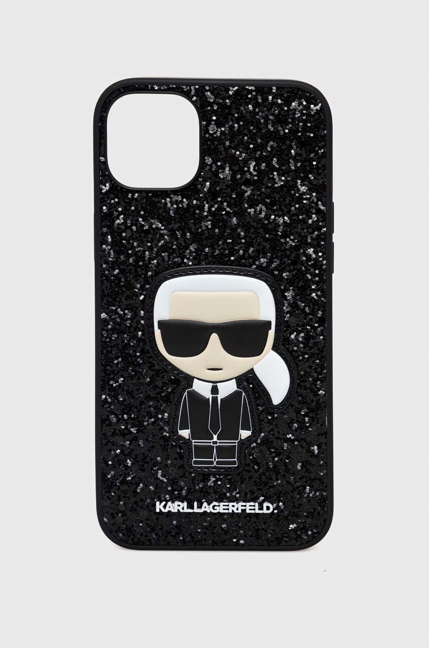 Karl Lagerfeld Obal na telefon Iphone 14 Plus 67" černá barva - Pepit.cz