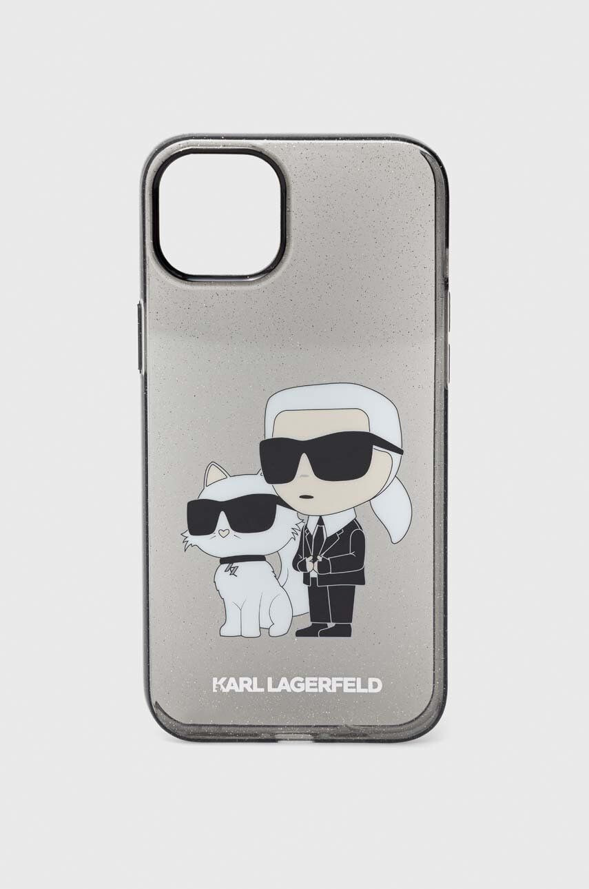 Karl Lagerfeld Obal na telefon iPhone 14 Plus 67" černá barva - Pepit.cz