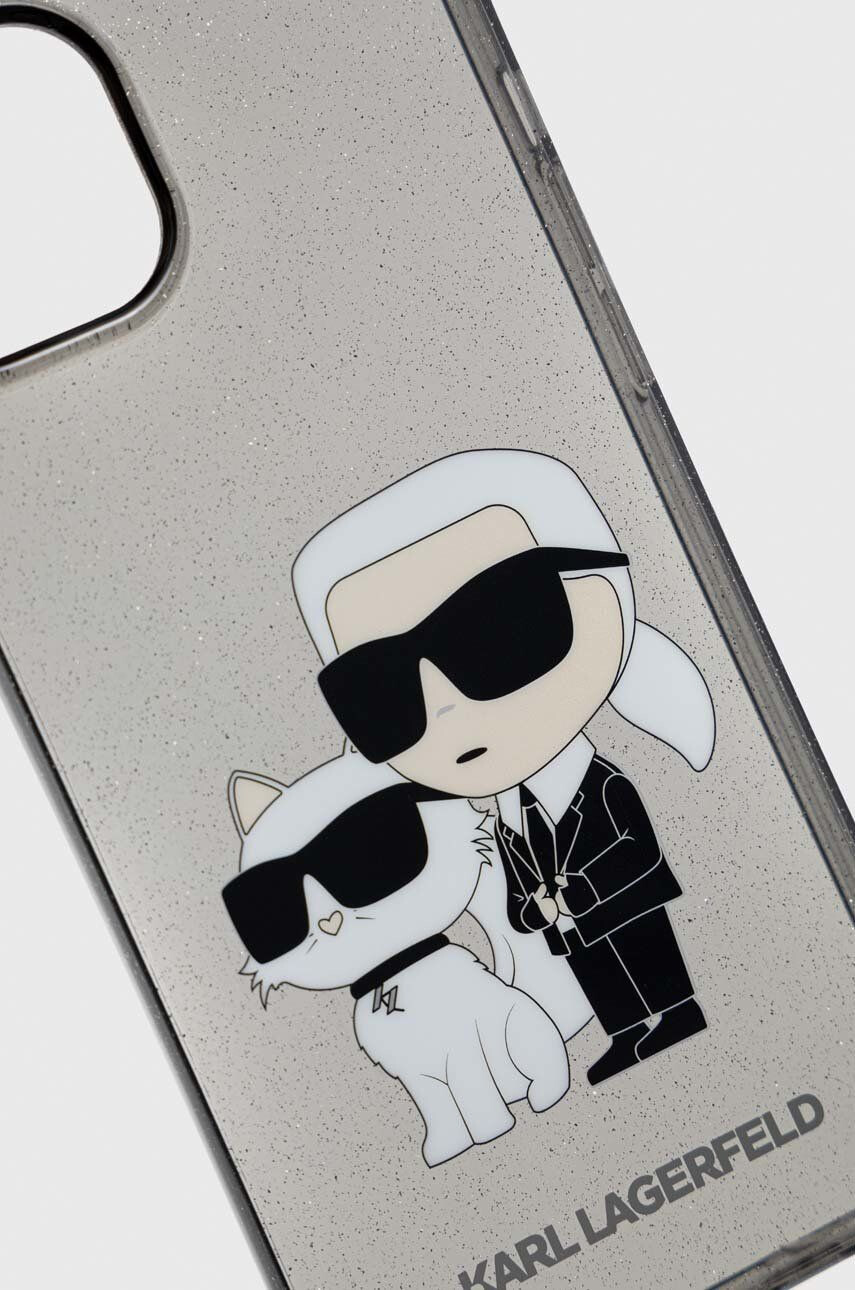 Karl Lagerfeld Obal na telefon iPhone 14 Plus 67" černá barva - Pepit.cz