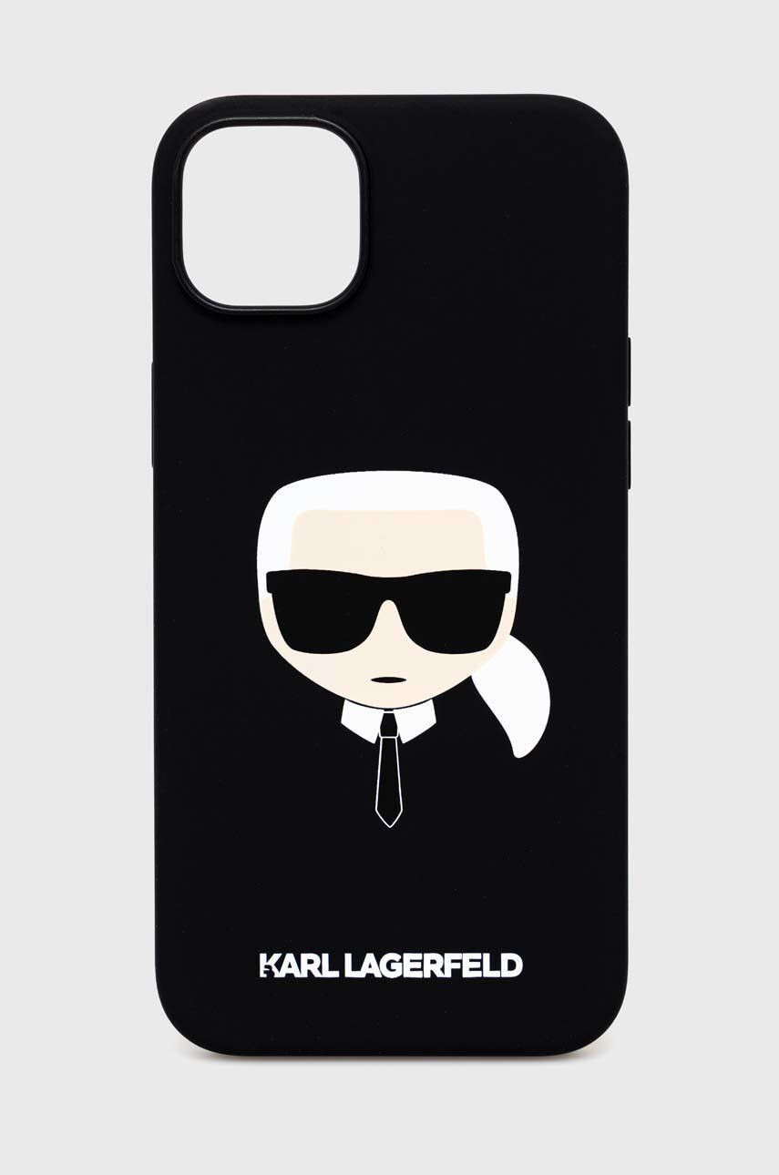 Karl Lagerfeld Obal na telefon iPhone 14 Plus 67" černá barva - Pepit.cz