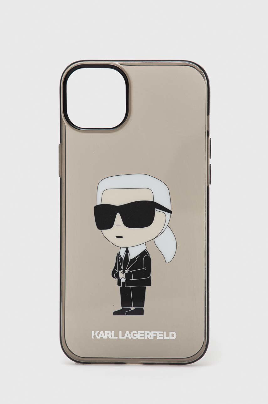 Karl Lagerfeld Obal na telefon iPhone 14 Plus 67'' černá barva - Pepit.cz