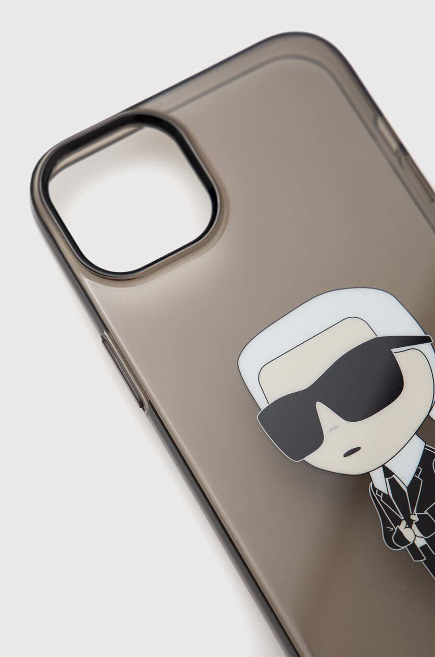 Karl Lagerfeld Obal na telefon iPhone 14 Plus 67'' černá barva - Pepit.cz