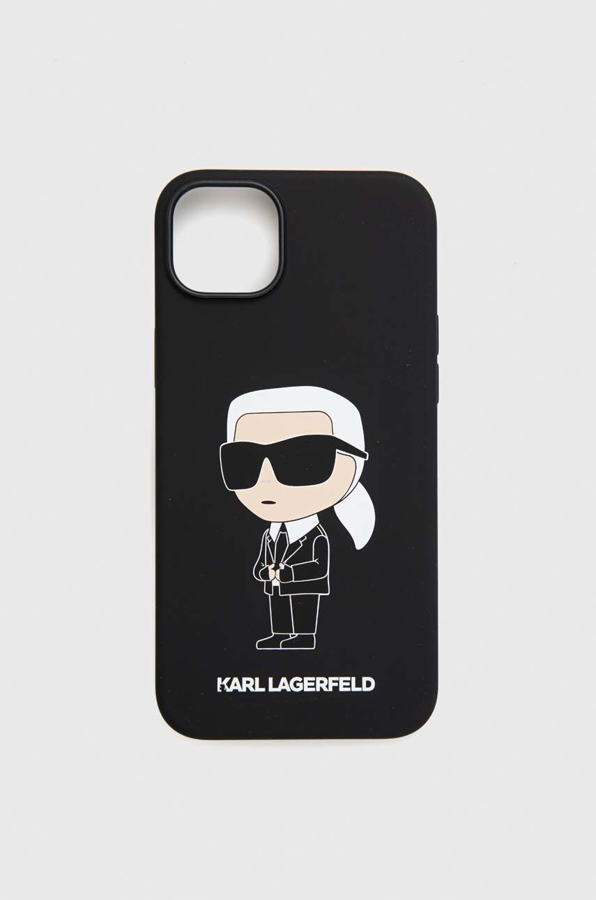 Karl Lagerfeld Obal na telefon iPhone 14 Plus 67'' černá barva - Pepit.cz