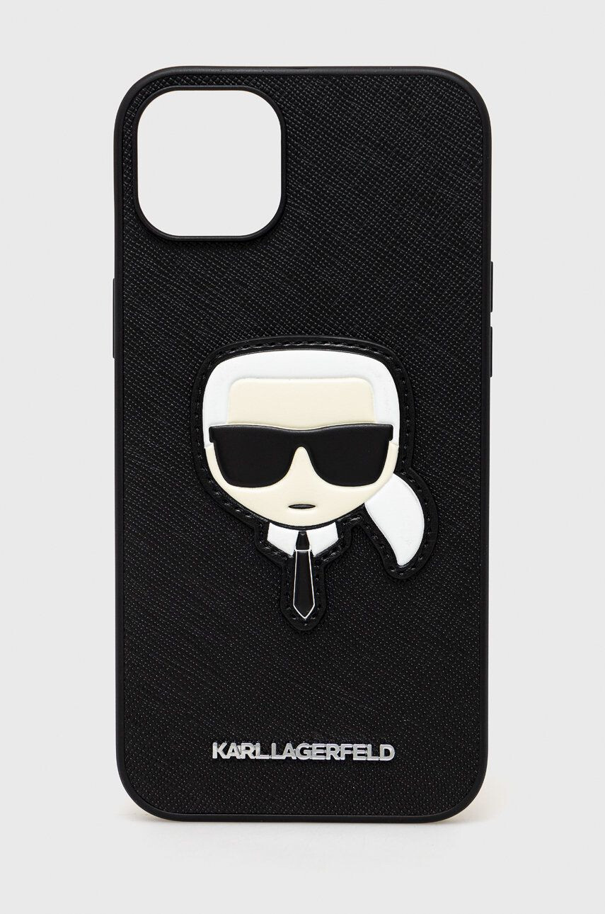 Karl Lagerfeld Obal na telefon Iphone 14 Plus 67" černá barva - Pepit.cz