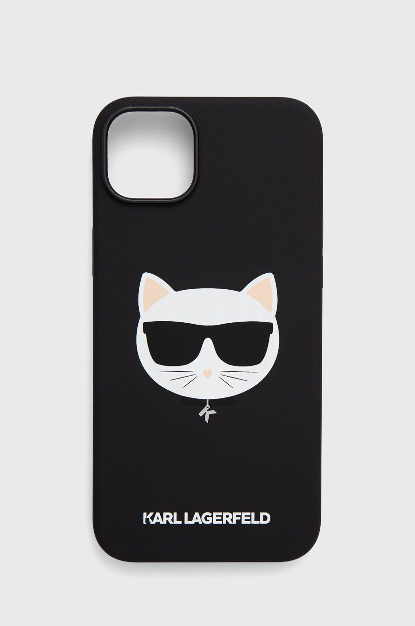 Karl Lagerfeld Obal na telefon Iphone 14 Plus 67" černá barva - Pepit.cz