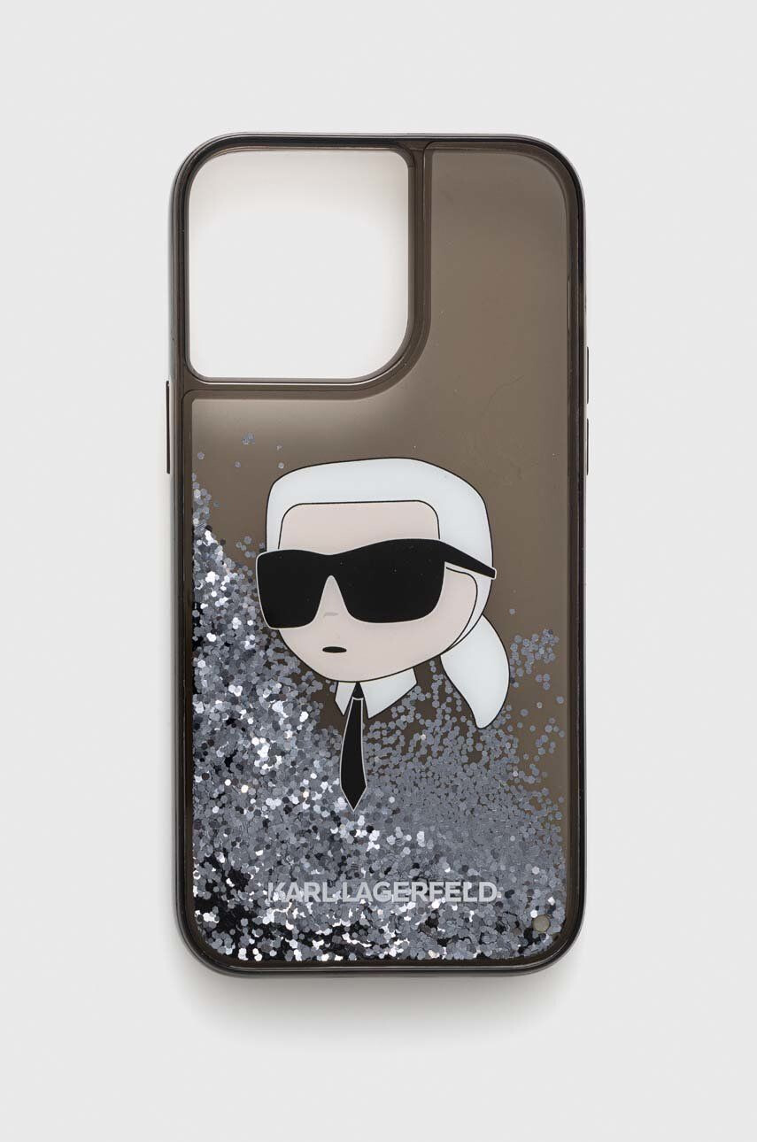 Karl Lagerfeld Obal na telefon iPhone 14 Pro Max 67" černá barva - Pepit.cz