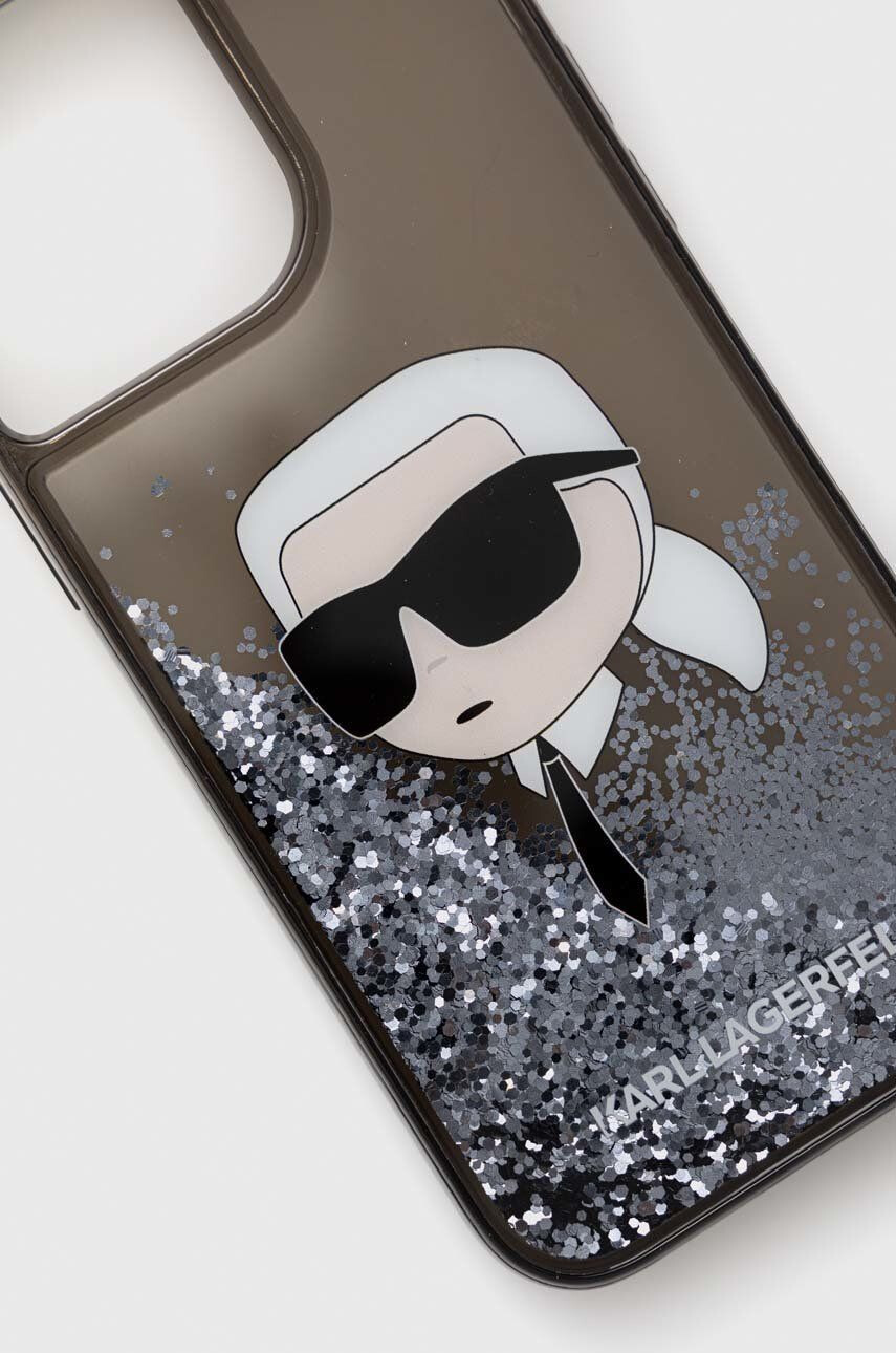 Karl Lagerfeld Obal na telefon iPhone 14 Pro Max 67" černá barva - Pepit.cz