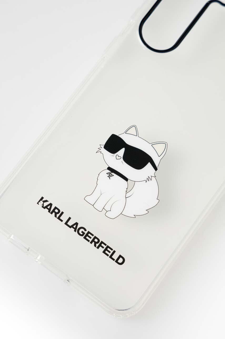 Karl Lagerfeld Obal na telefon S23 + S916 pruhledná barva - Pepit.cz