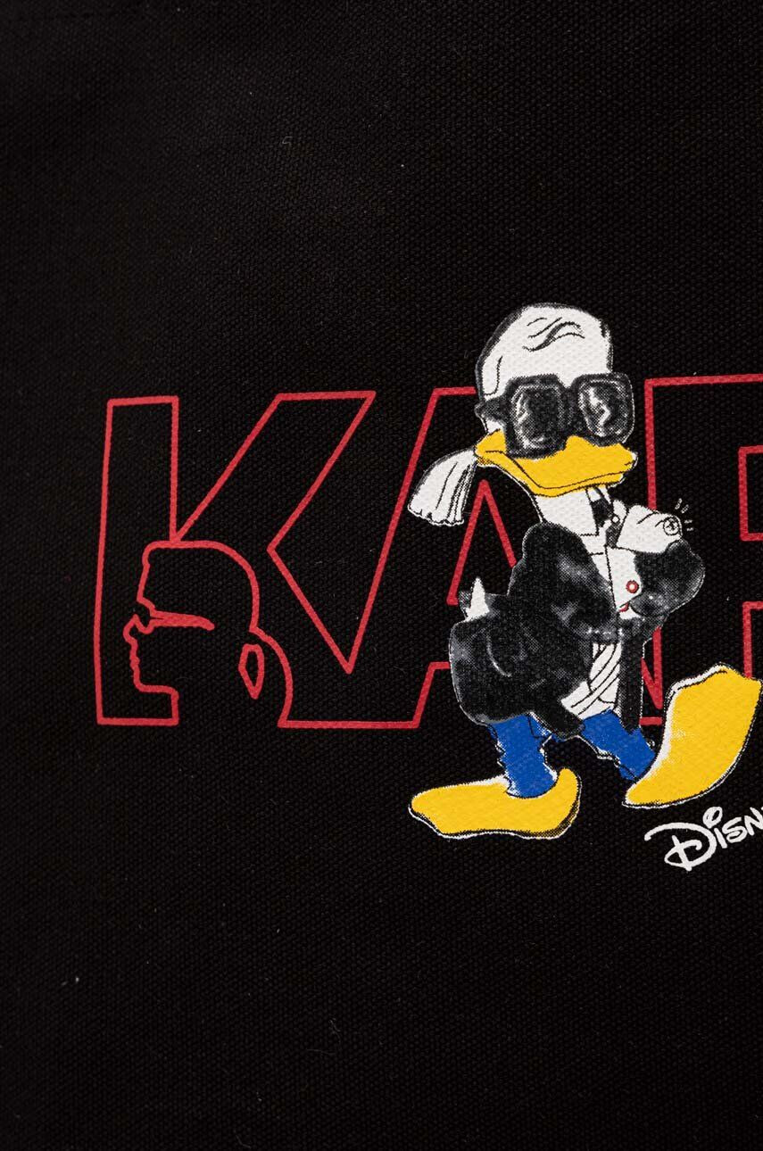 Karl Lagerfeld Oboustranná kabelka x Disney černá barva - Pepit.cz