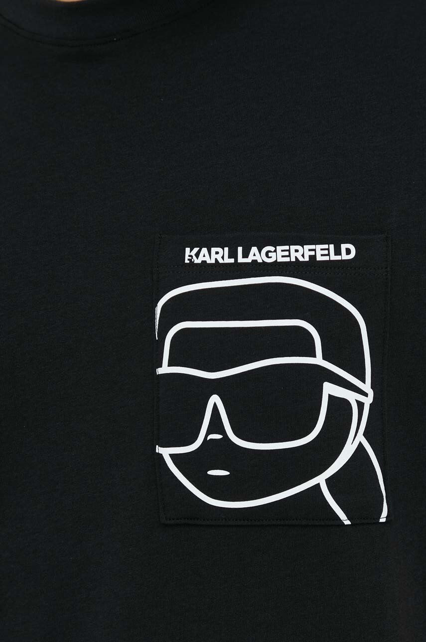 Karl Lagerfeld Pyžamo černá barva - Pepit.cz