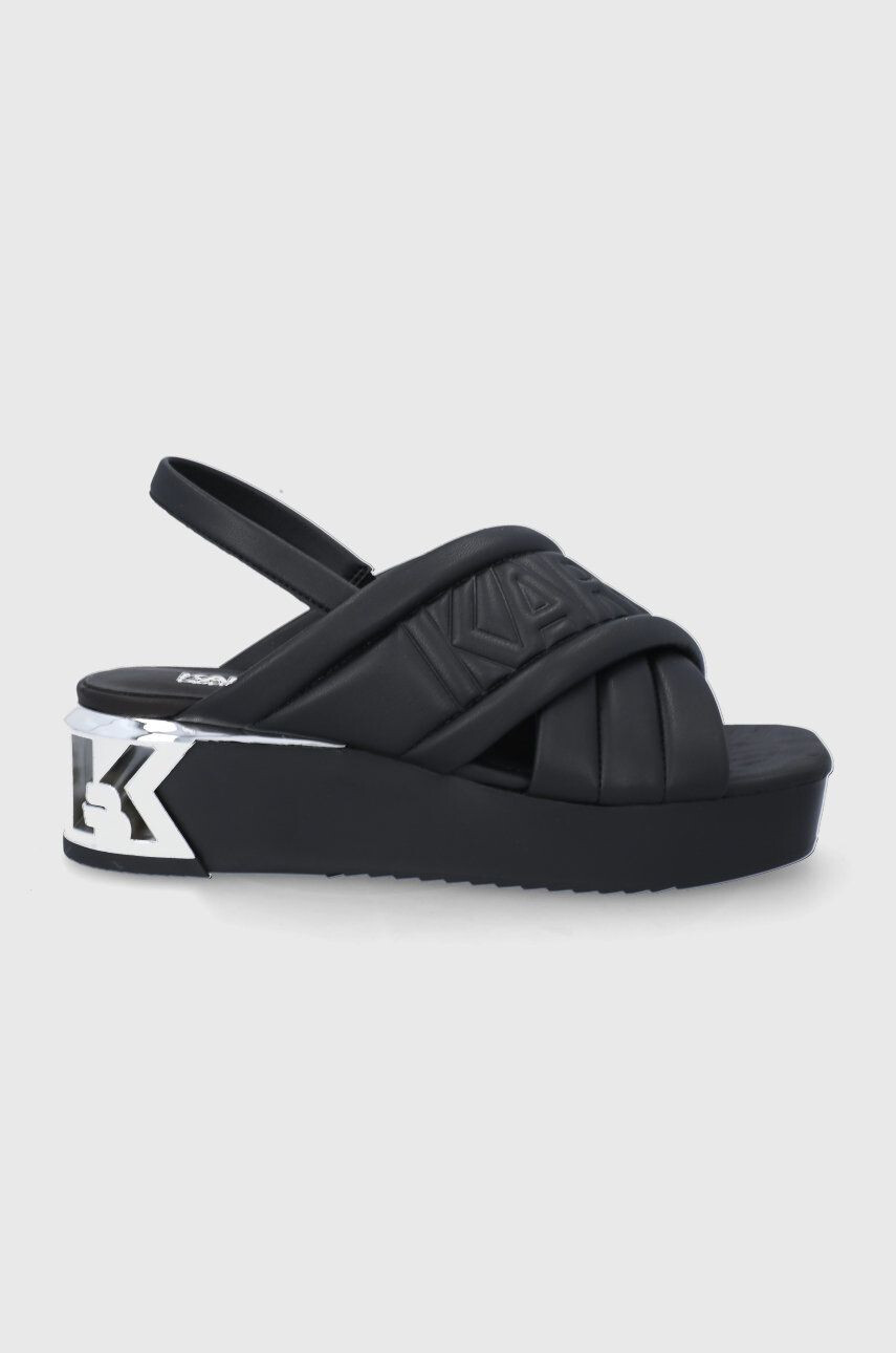 Karl Lagerfeld Sandály K-blok Wedge - Pepit.cz