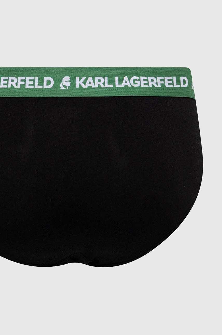 Karl Lagerfeld Spodní prádlo 3-pack pánské černá barva - Pepit.cz