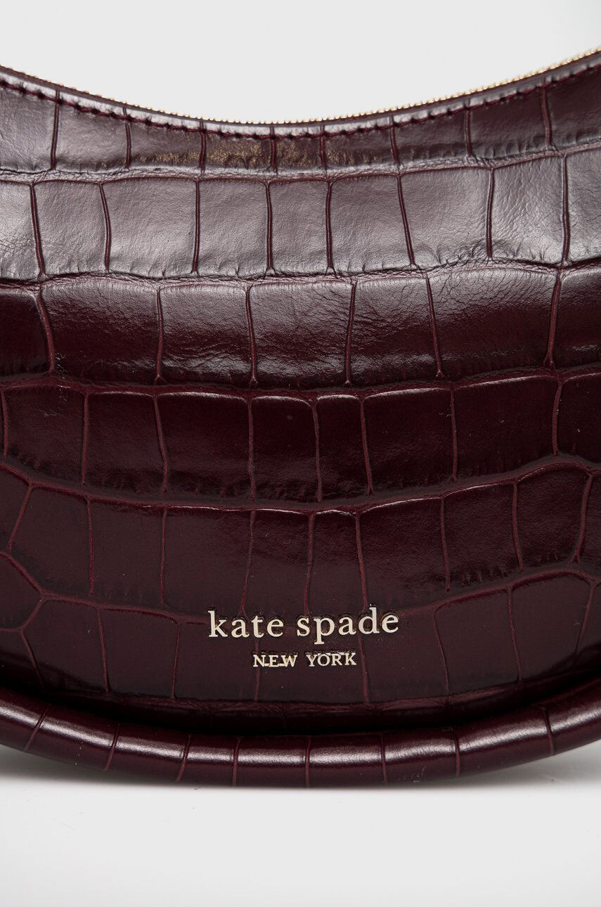 Kate Spade Kožená kabelka fialová barva - Pepit.cz