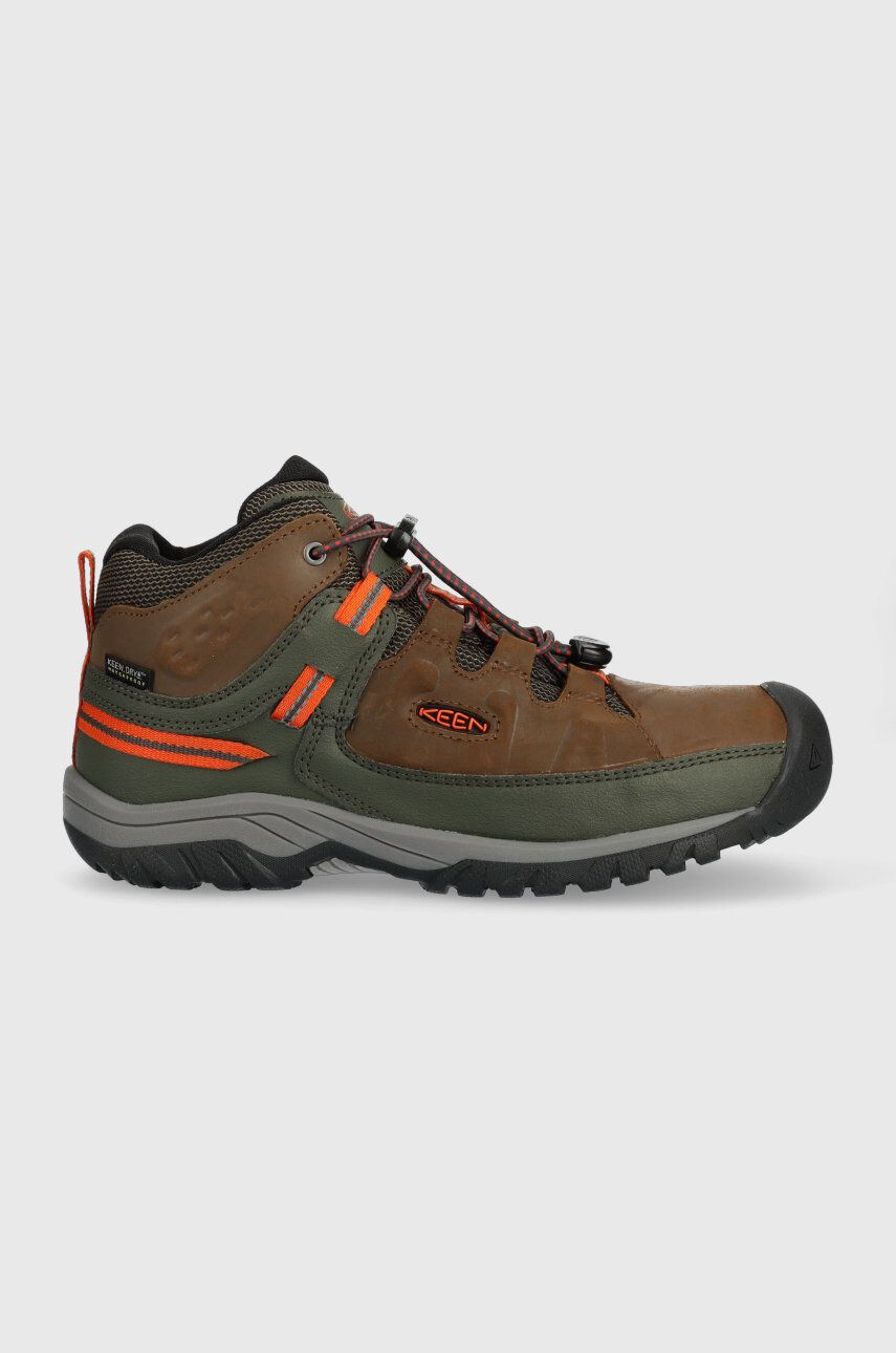 Keen Boty Targhee Mid Wp hnědá barva - Pepit.cz