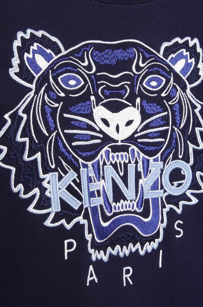 Kenzo kids Dětská bavlněná mikina tmavomodrá barva s potiskem - Pepit.cz