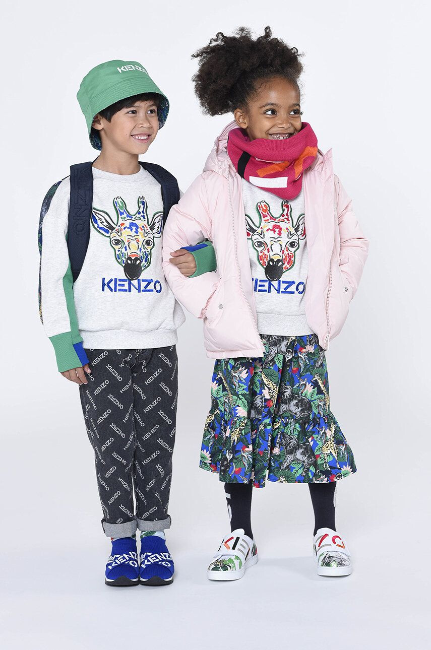 Kenzo kids Dětská mikina s kapucí s potiskem - Pepit.cz