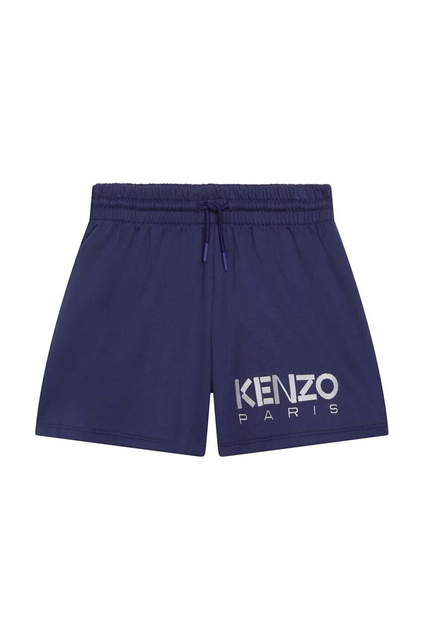 Kenzo kids Dětské bavlněné šortky s aplikací nastavitelný pas - Pepit.cz