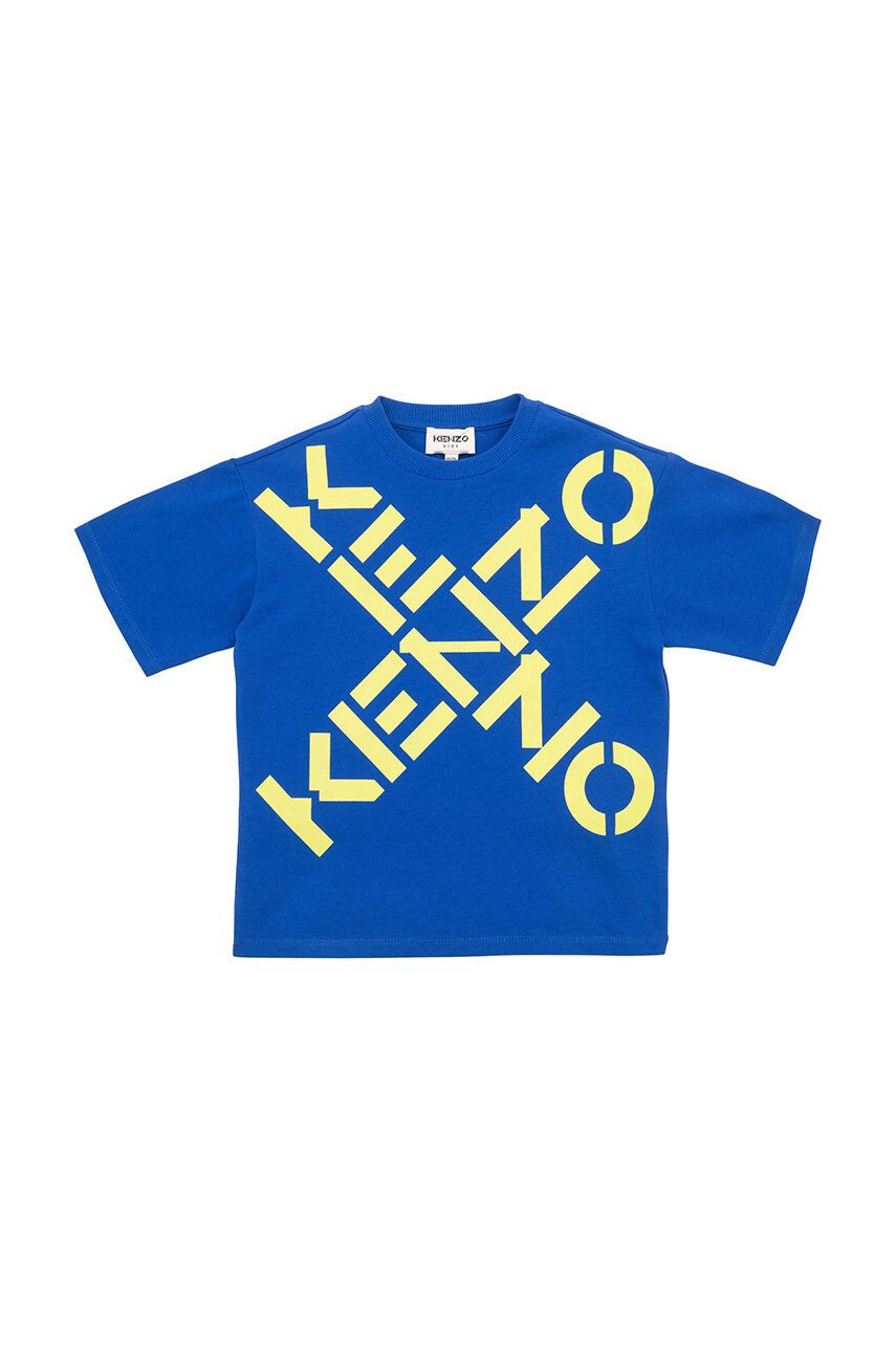 Kenzo kids Dětské bavlněné tričko bílá barva - Pepit.cz