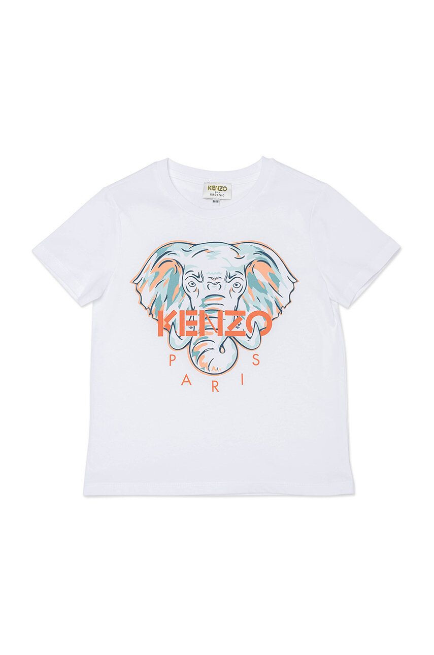 Kenzo kids Dětské tričko bílá barva - Pepit.cz