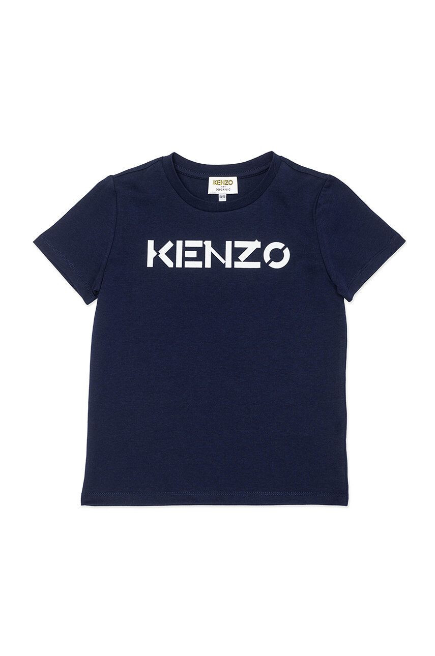 Kenzo kids Dětské tričko tmavomodrá barva - Pepit.cz