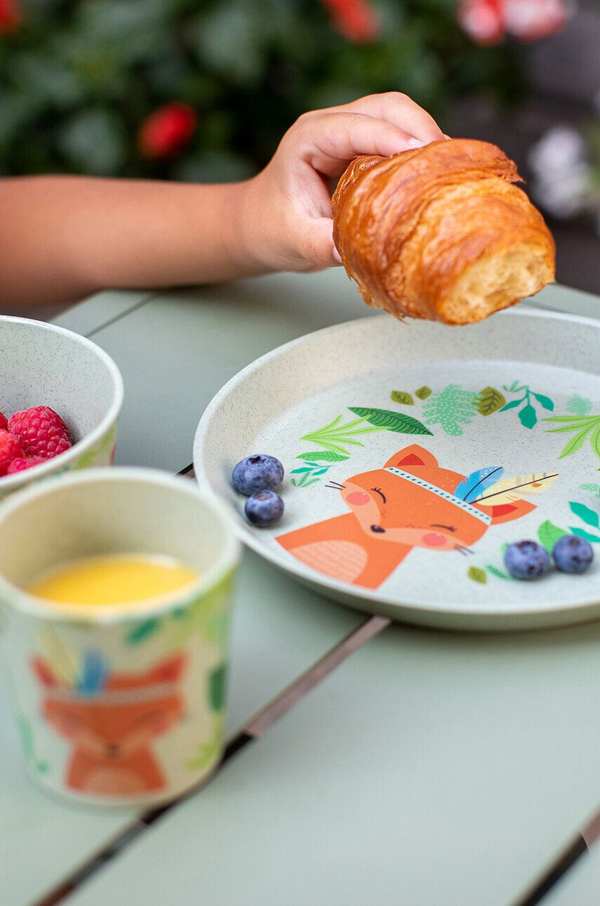 Koziol Sada pro dítě: talíř miska hrnek 3-pack - Pepit.cz