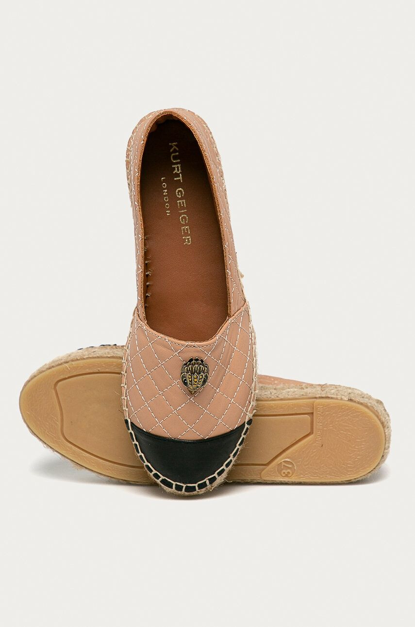 Kurt Geiger London Kožené espadrilky Morella Eagle - Pepit.cz