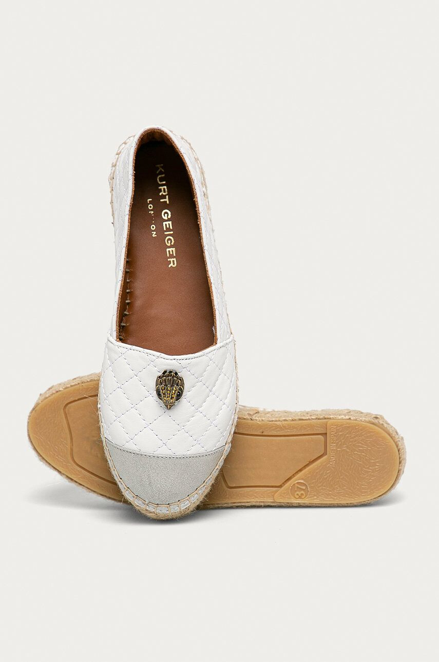 Kurt Geiger London Kožené espadrilky Morella Eagle - Pepit.cz