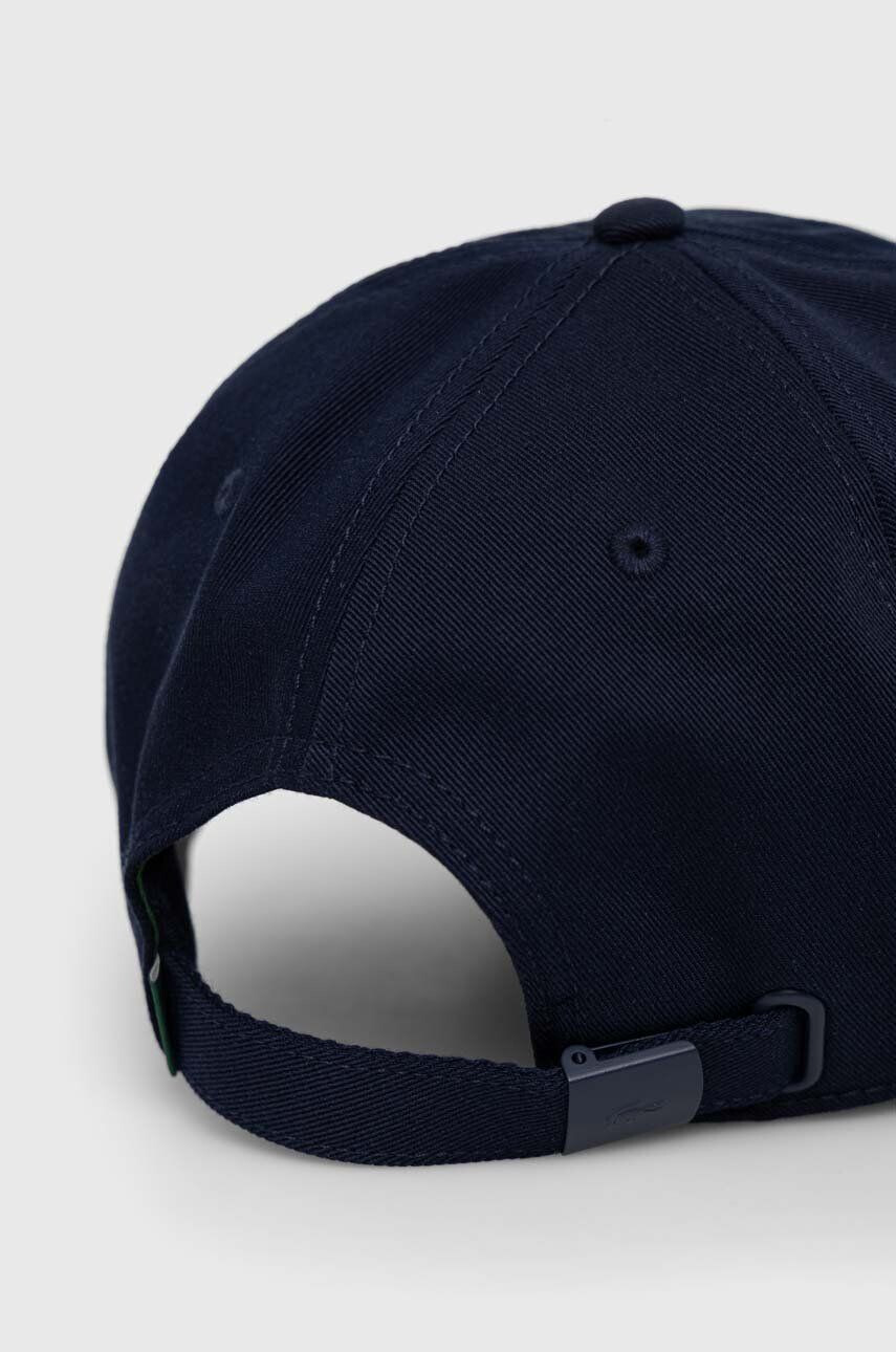 Lacoste Bavlněná baseballová čepice tmavomodrá barva s aplikací RK0491-031 - Pepit.cz