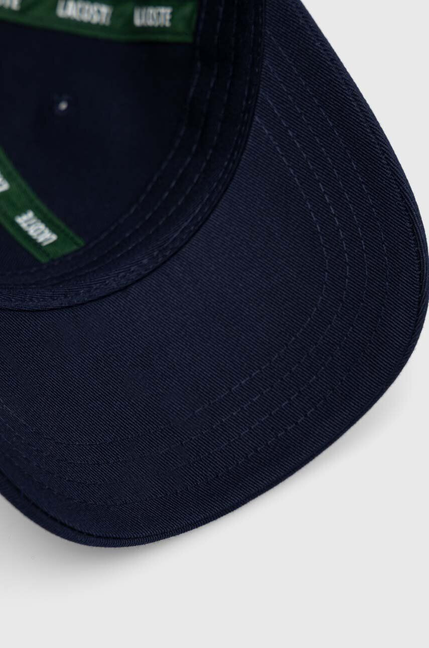 Lacoste Bavlněná baseballová čepice tmavomodrá barva s aplikací RK0491-031 - Pepit.cz