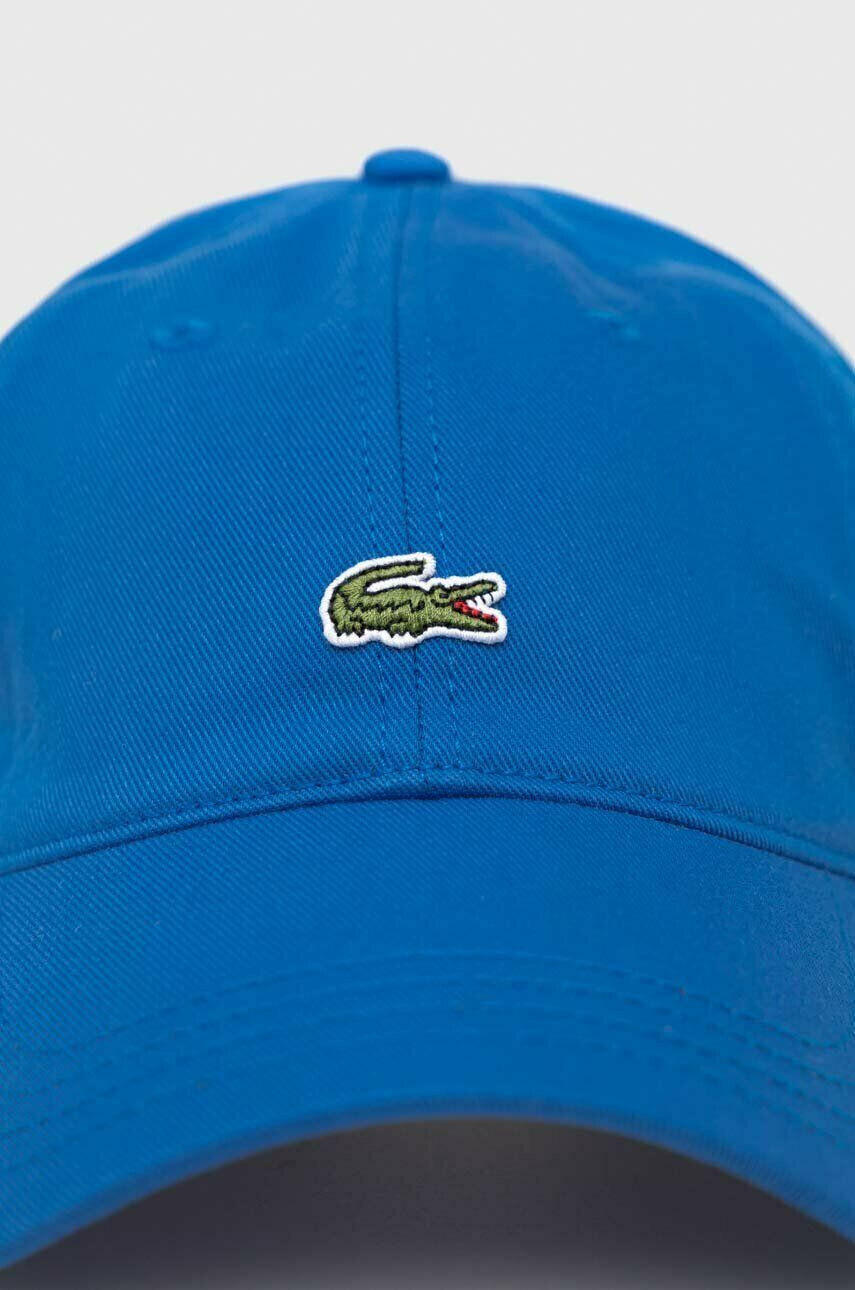 Lacoste Bavlněná baseballová čepice tmavomodrá barva s aplikací RK0491-031 - Pepit.cz