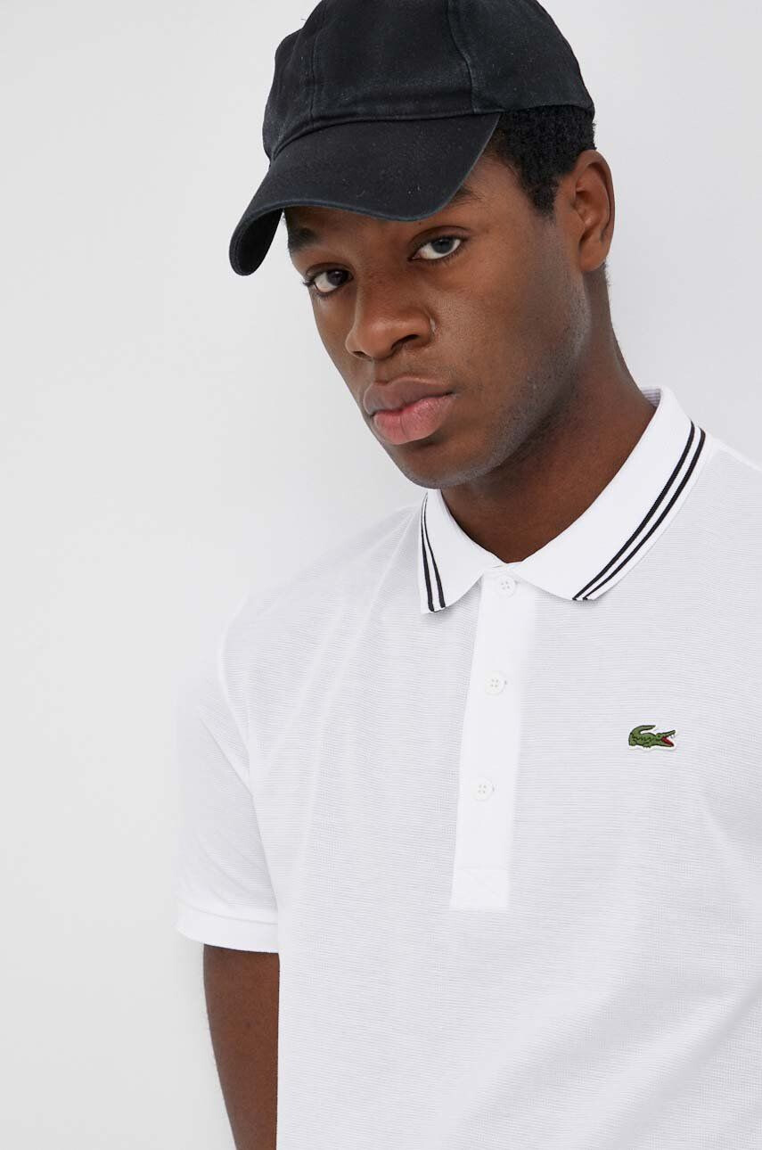 Lacoste Bavlněné polo tričko bílá barva PH4012-001 - Pepit.cz