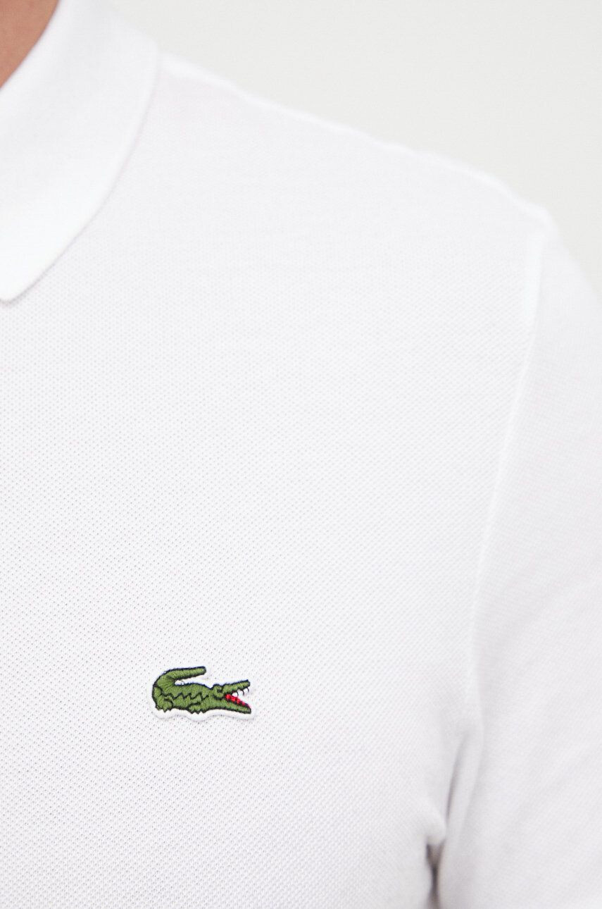 Lacoste Bavlněné polo tričko bílá barva PH4012-001 - Pepit.cz