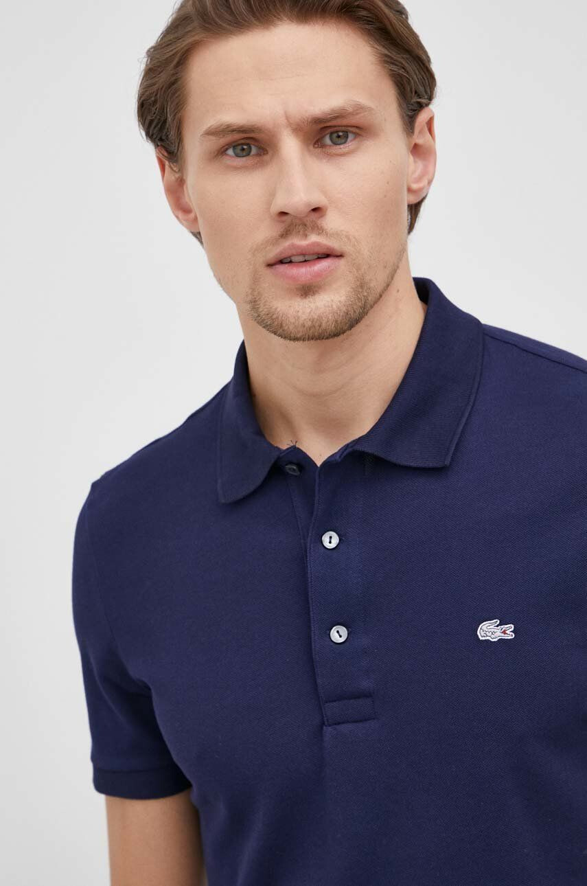 Lacoste Bavlněné polo tričko tmavomodrá barva hladký PH4014.-001 - Pepit.cz