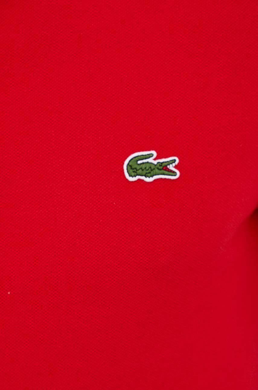 Lacoste Bavlněné polo tričko červená barva PH4012-001 - Pepit.cz