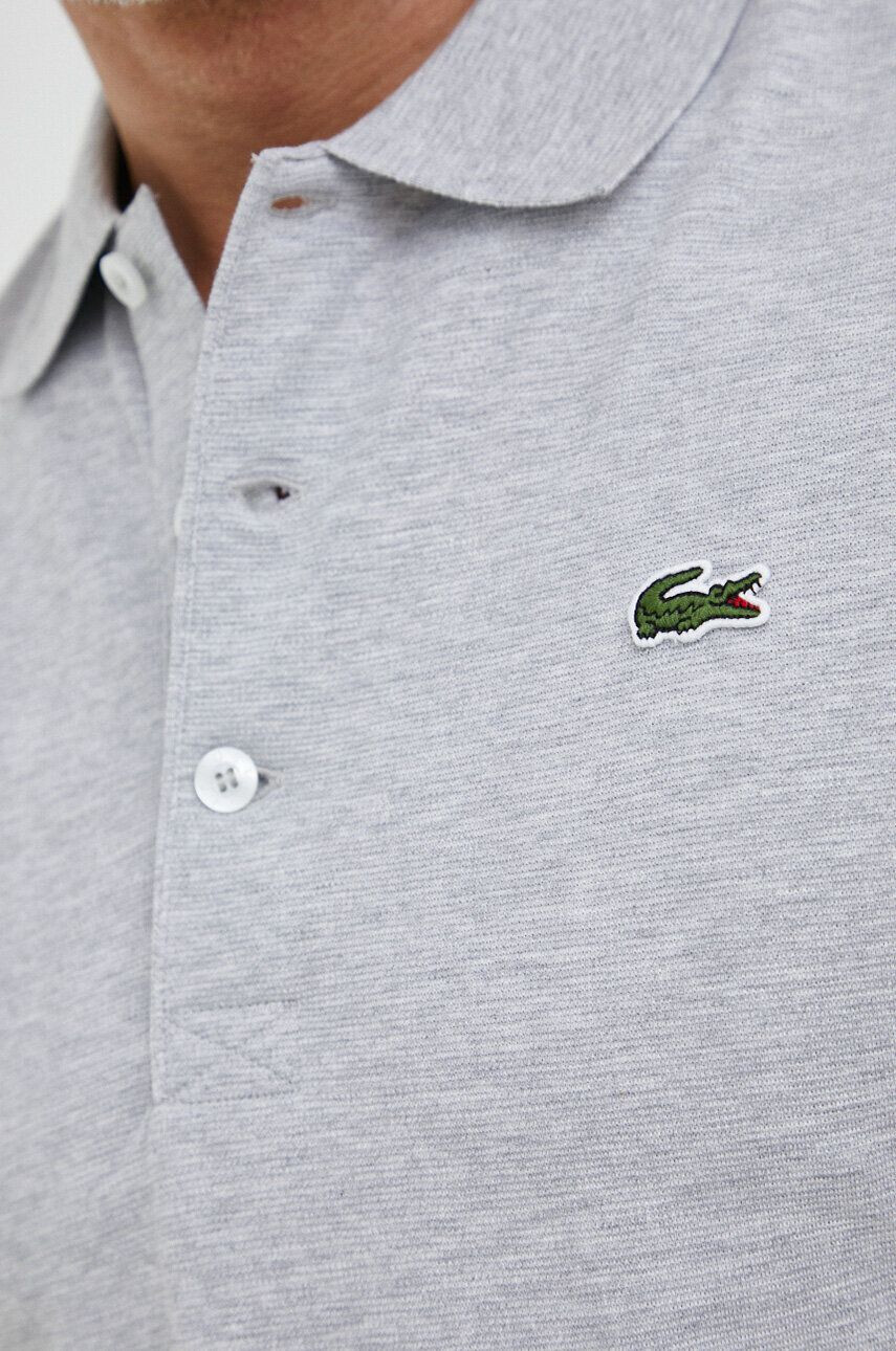 Lacoste Bavlněné polo tričko šedá barva - Pepit.cz