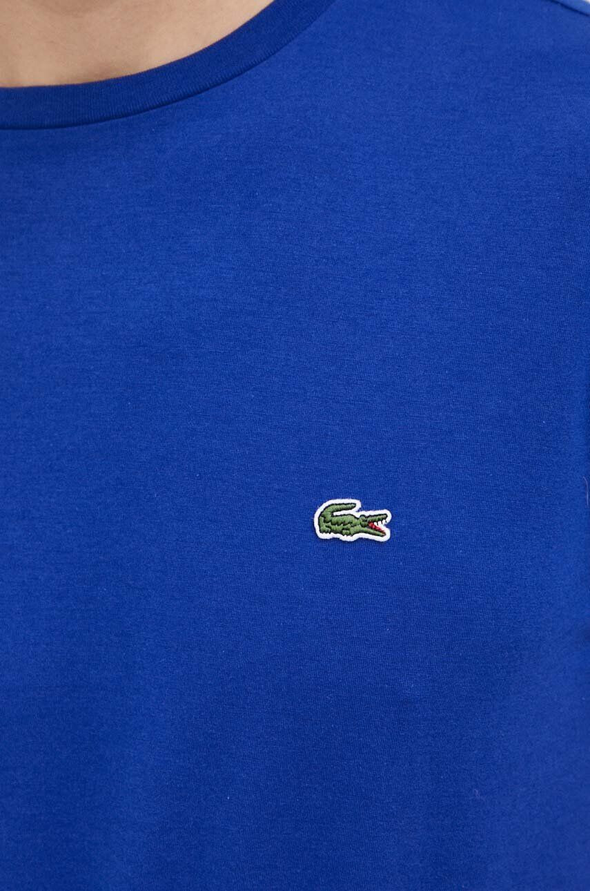 Lacoste Bavlněné tričko tmavomodrá barva TH6709-001. - Pepit.cz