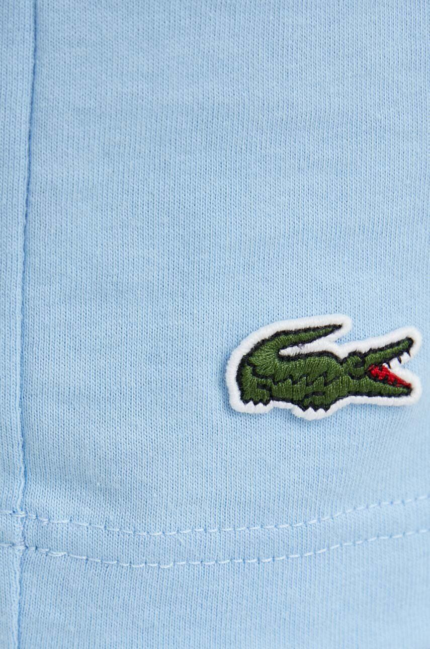 Lacoste Bavlněné tričko bílá barva s potiskem - Pepit.cz