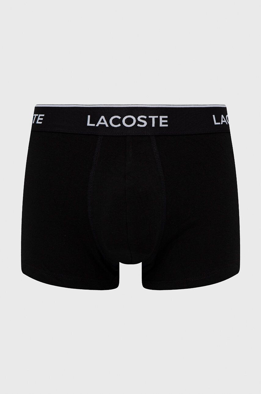 Lacoste Boxerky (3-pak) pánské černá barva 5H3389-NUA - Pepit.cz