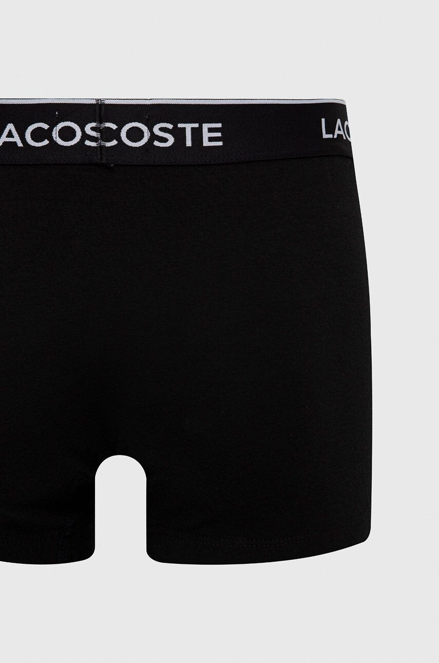 Lacoste Boxerky (3-pak) pánské černá barva 5H3389-NUA - Pepit.cz